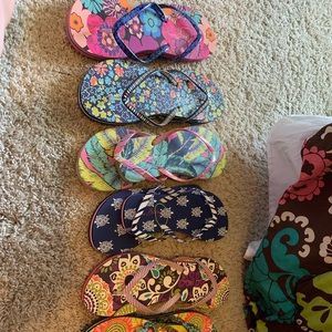 Vera Bradley flip flops